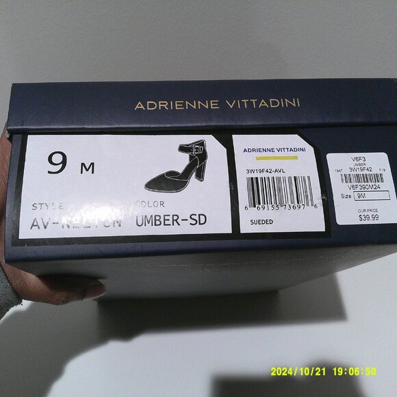 Adrienne Vittadini Umber Suede Pump - Picture 3 of 8